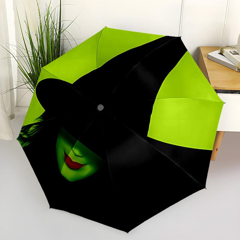 1pc Wicked Automatic Folding Umbrella, Portable Collapsible Design, Casual Outdoor Accessory L1127046