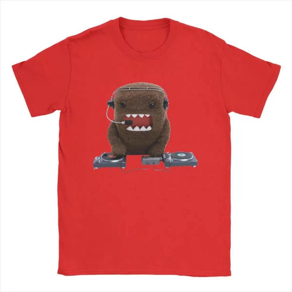 Summer Mens Tshirt DJ Domo Kun Doll Magical Short Sleeve S