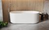 VEO I black floor-standing bathtub tap + Besco Easy-Box