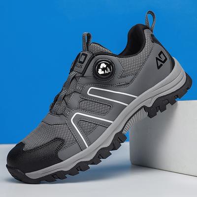 Side Rotating Button Sports Shoes Outdoor Light Non-slip Wear-resistant Mountaineering Shoes Casual Shoes