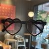 Love Gradient Children'S Sunglasses Baby Sunglasses Candy Colored Glasses Heart Shaped Glasses Jelly Colored Sunglasses