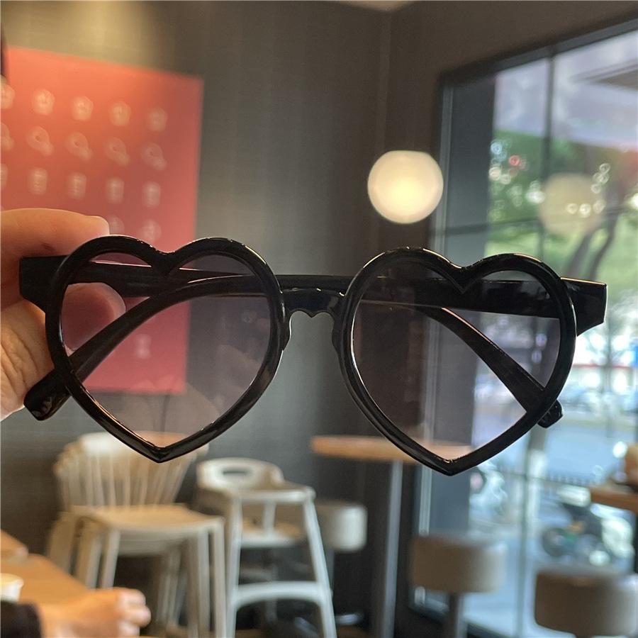 Love Gradient Children'S Sunglasses Baby Sunglasses Candy Colored Glasses Heart Shaped Glasses Jelly Colored Sunglasses