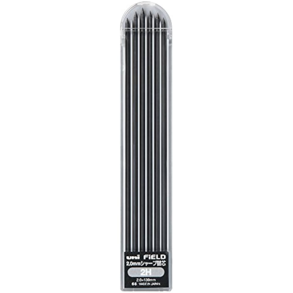 Mitsubishi Pencil Sharp Refill Field 2.0mm 2H U202101P2H Pack of 10