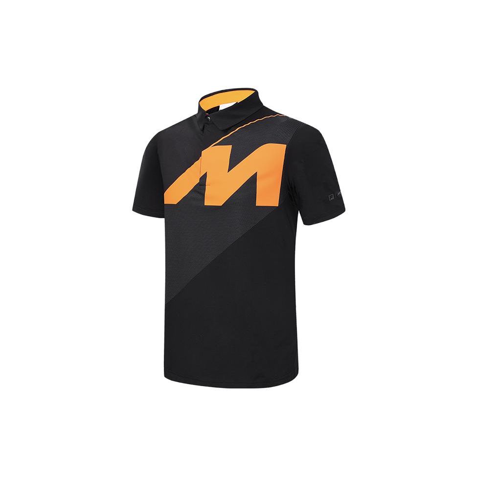 

FILA X McLaren Collaboration SS23 M Letter Print Golf Polo Shirt Men Polo Shirts Black A11M325115F-BK XL