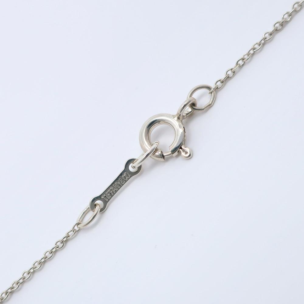 TIFFANY&Co. Double loop Necklace Elsa Peretti Silver925 2.5g Women Used