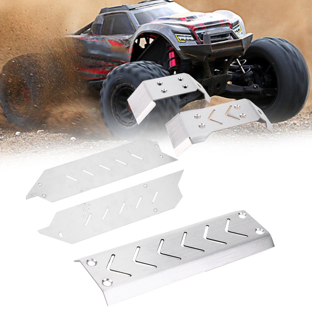 5Pcs Stainless Steel Chassis Guard Plate Board Protector Fit for TRAXXAS X MAXX 1 10 RC Car