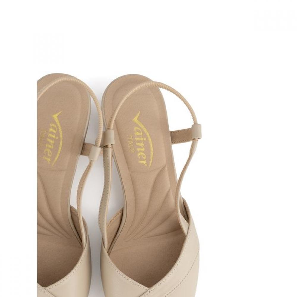 VAINER Beige Women S Slingback C130a0v18d