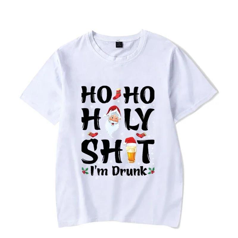 Oktoberfest Series 3D Printed Men'S T-Shirt Santa Hat Picture Casual Breathable Short-Sleeved Shirt