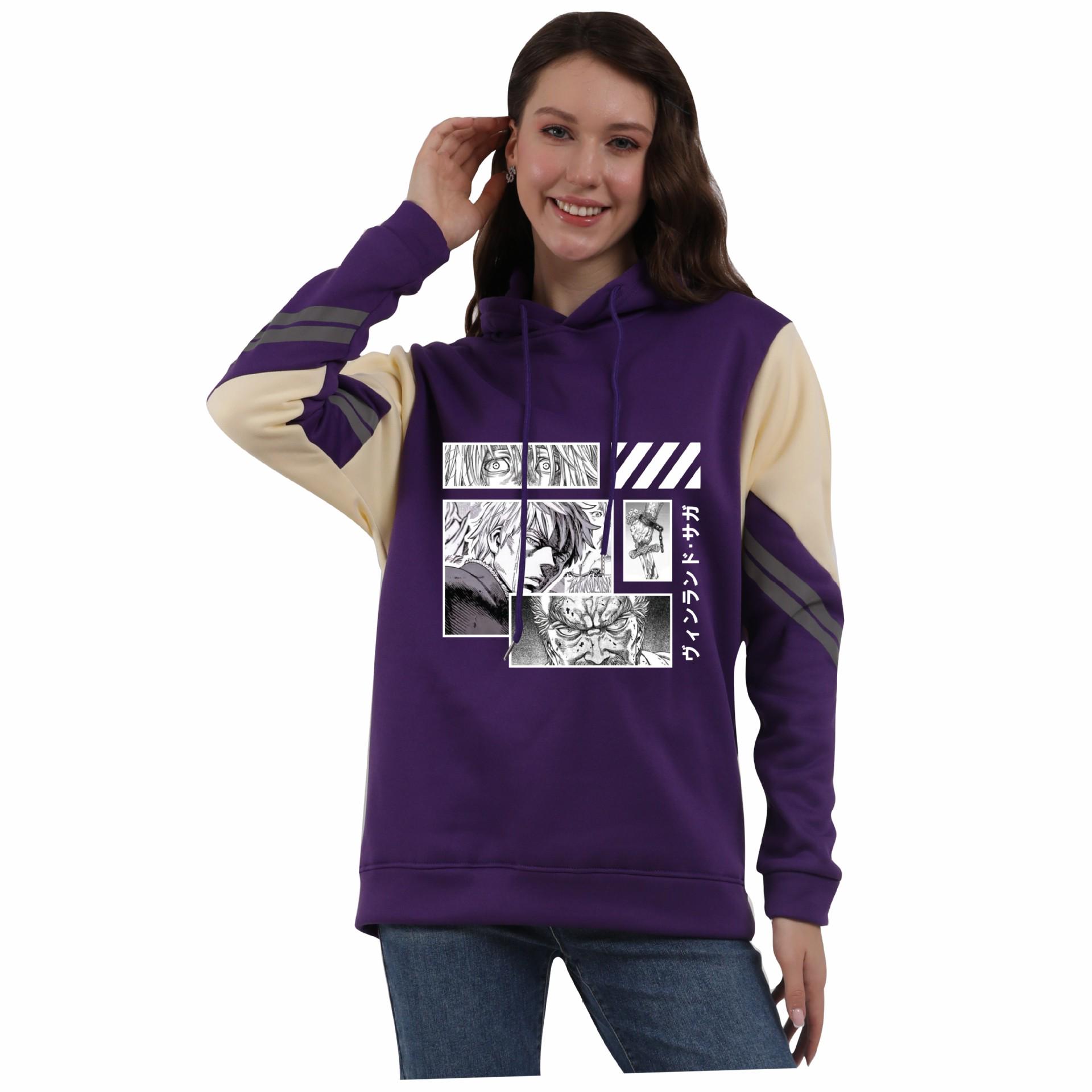 

Худи с цветовыми блоками из аниме «Сага о Винланде» для мужчин и женщин Medium