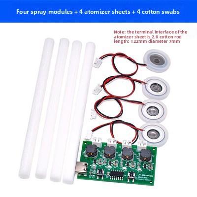 four-spray humidifier module, humidifier control board, atomizer drive board