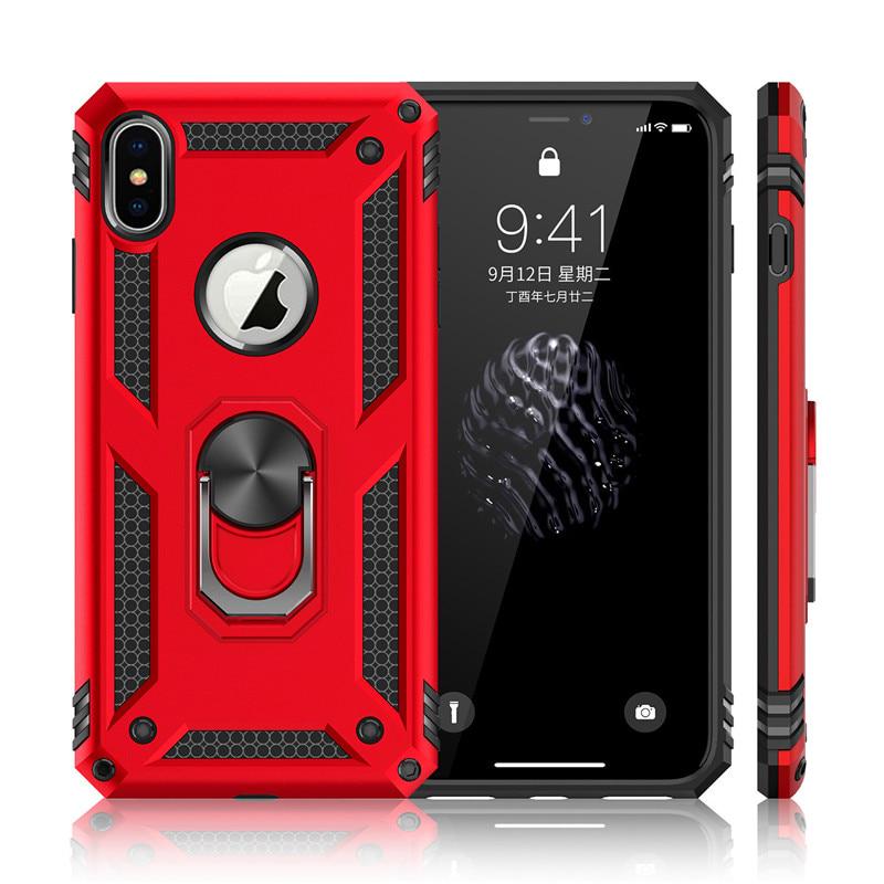 Buy Phone Case For iPhone XR XS Max X 6S 7 8 Plus Finger Magnetic Ring ...