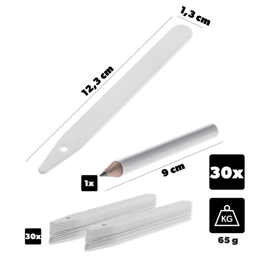 KADAX Auriac plant marking labels 30 pcs.