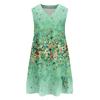 Women's Casual Fashion Breathable V-neck Vest With Pockets Floral Holiday Dress