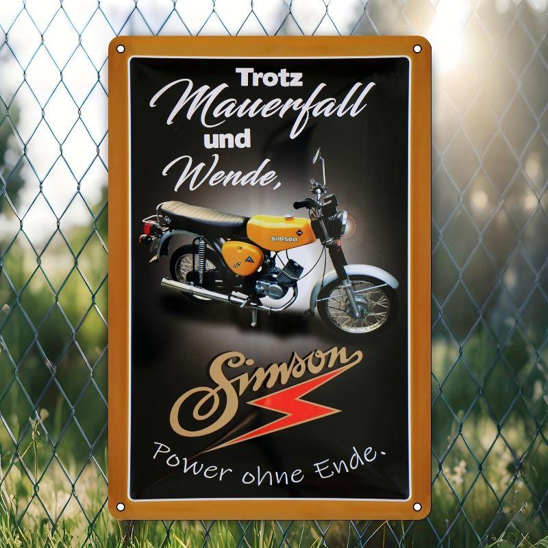 Retro Tin Motorcycle Wall Art for Cafe Bar Garage Decor