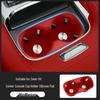 Zeekr 8X Center Console Cup Holder Silicone Protective Pad & Armrest Box Interior Accessory.
