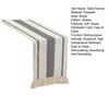 Style Table Runner Color Block Design Easy to Clean Table