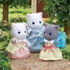 Sylvanian Families Persian Cat Girl Doll Gray 3 Years and Up Toy Dollhouse