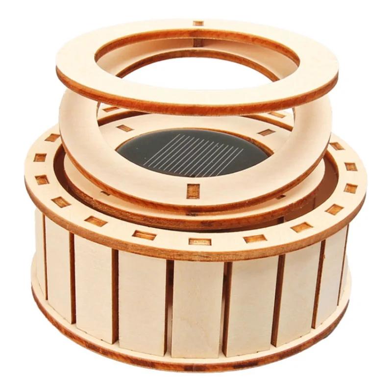 

1PCS Solar Double Ring DIY Physics Science Experiment Kit Teaching Puzzle Toy Material Package Educational STEM Toy for Students