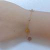 Simple Premium Daisy Titanium Steel Sunflower Bracelet Fashion Versatile Delicate Bangle Non Fading