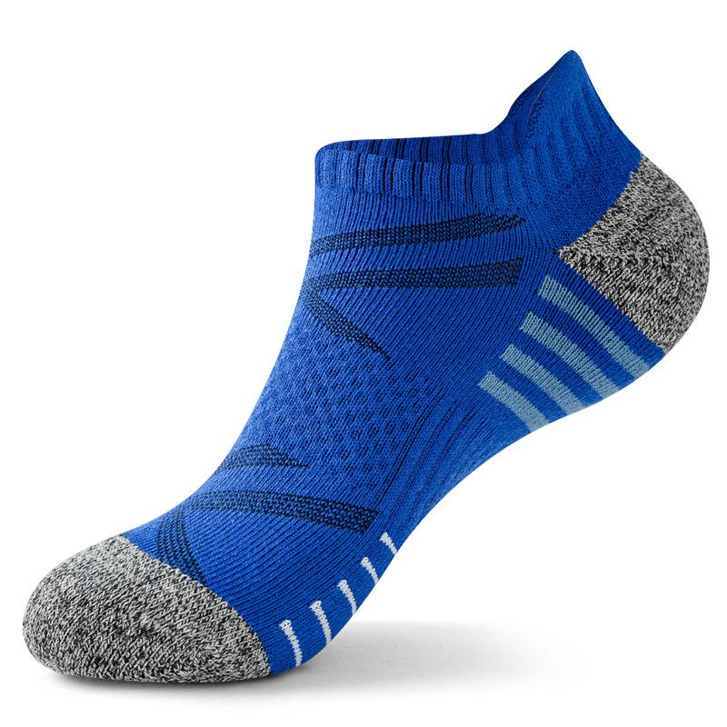 Sport Compression Running Socks Cushioned for Men and Women Ankle Low Cut Athletic Sock with Arch Support