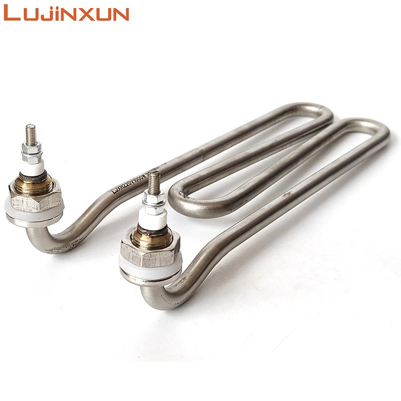 Lujinxun 220V 1KW Electric Heating Element Heater Tube M14 Thread 304 Stainless Steel Tube for Water Tank 1pc