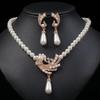 Elegant Pearl Necklace & Earring Set - Versatile Fashionable Bridal Accessories