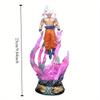 25cm New Dragon Ball Son Goku Figure Ultra Instinct Super Saiyan Figurine Statue Pvc Model Ornament Collection Gift Round Sensory Compression Bouncy