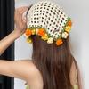 Floral Triangle Turban Flower Crochet Bandana Vintage Knitted Headband  Girls