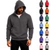 Herren Kapuzenpullover Langarm Pullover Freizeit Farbiger Sweatshirt