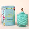 Diamond Glass Jar Aromatherapy Candle Jar with Lid Classic Home Decoration Romantic Wedding Decoration Glass Candle Jar Gift Box
