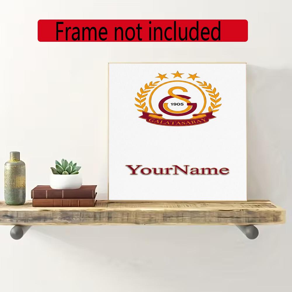 Galatasaray Customize Your Name Diamond Painting Round Diamond Diy Frameless Holiday Artwork Suitable For Home Office Wall Decoration
