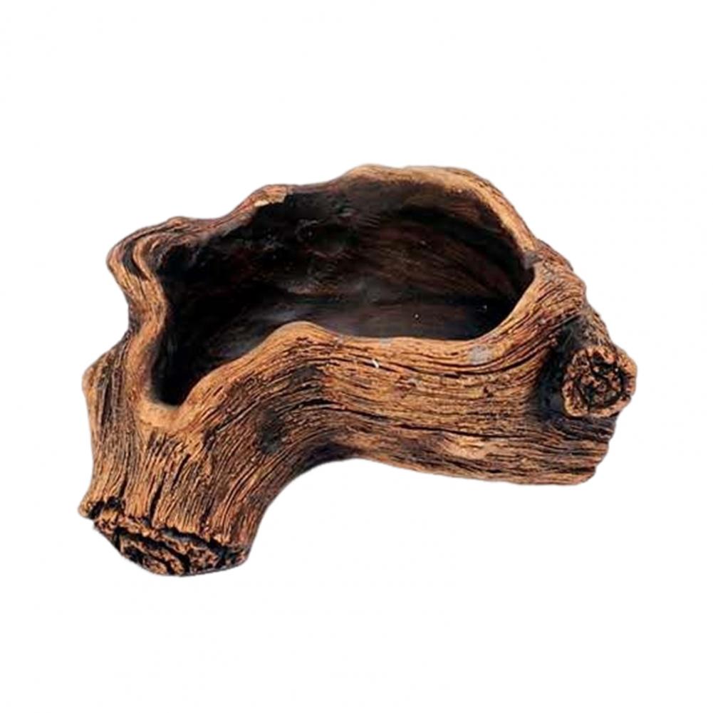 Vaso per Fiori Durevole Fioriera per Succulente Tronco d'Albero Rustico Fioriera in Cemento Fioriera Decorativa da Tavolo per Succulente Cactus