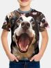 Funny Dogs Children's Clothing 3D Print T-Shirts Cute Graphic Boy Child Short Sleeve Tee Casual Street Summer Tees Girl Clothes