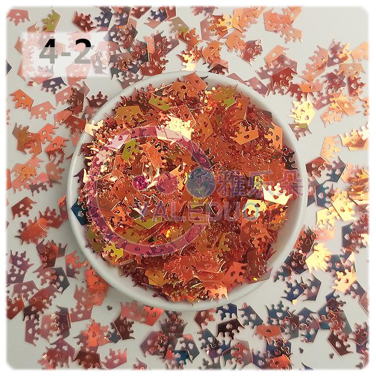 Yaleduo Crown PVC Sequin Carnival Costume Headwear Accessories