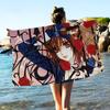 Anime V-Vampire K-Knight Microfiber Printed Beach Towel Mountain Climbing Yoga Beach Swimming Running Absorbent Soft Towel