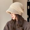 Ear Protection Knited Beanie Velvet Wool Pullover Hat Breathable Pile Cap  Winter Autumn