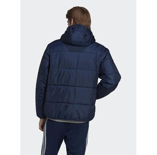 Демисезонная куртка adidas HM2462, темно-синяя, свободный крой