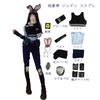 Angel Heart (G&J) Zootopia Judy Hopps Cosplay 17-Piece Set, Disney Judy Bunny Girl, Halloween Cosplay, Pirate Costume, Fairytale Style (XL)