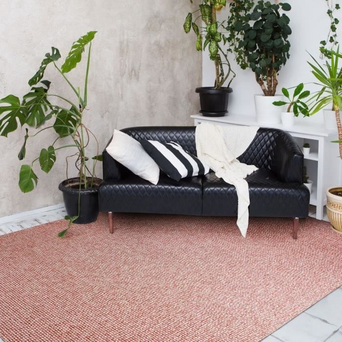 Tapis Koko - 160 x 230 cm - Rouge