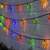 1Pcs Moroccan Ball Solar String Lights 20/30 LED Outdoor String Lights For Bedroom Garden Wedding Holiday Party Festival Decor