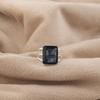 London Blue Topaz Gemstone 925 Sterling Silver Handmade Jewelry Proposal Ring For Her RR-78-15