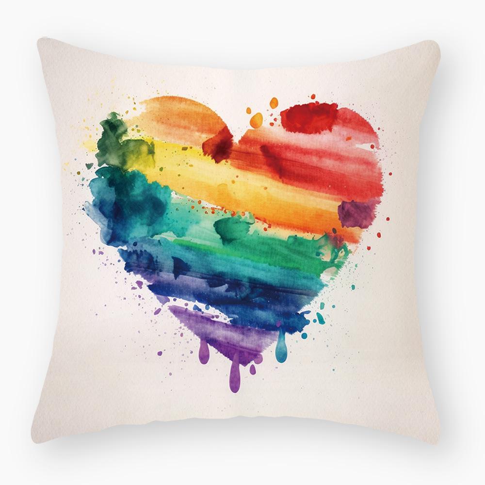 

Новая наволочка Креативная наволочка для диванной подушки Абстрактная геометрическая Супермягкая наволочка Super soft 45 * 45cm