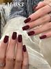 2025 Red Retro Whitening Caramel Gel Nail Polish Set for Manicure