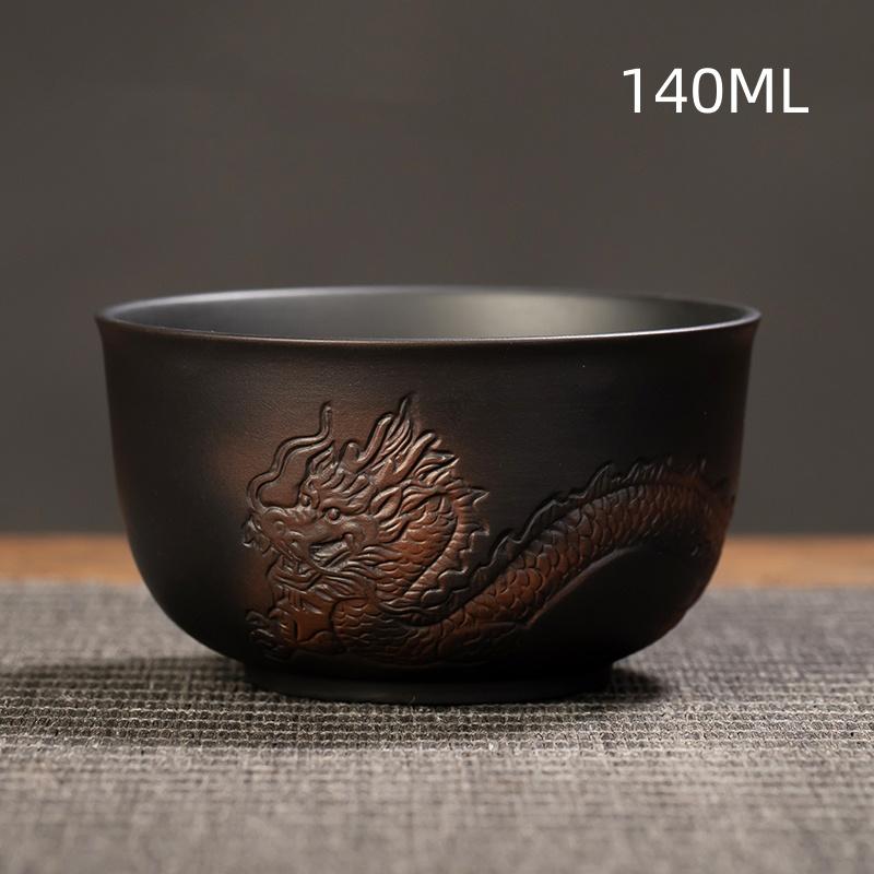 

Фиолетовая керамическая чашка для чая Master Cup Ручная работа Фиолетовая песчаная чашка для чая Китайский чайный сервиз Отдельные чашки Чашка для чая Украшение для чайного стола 200ml