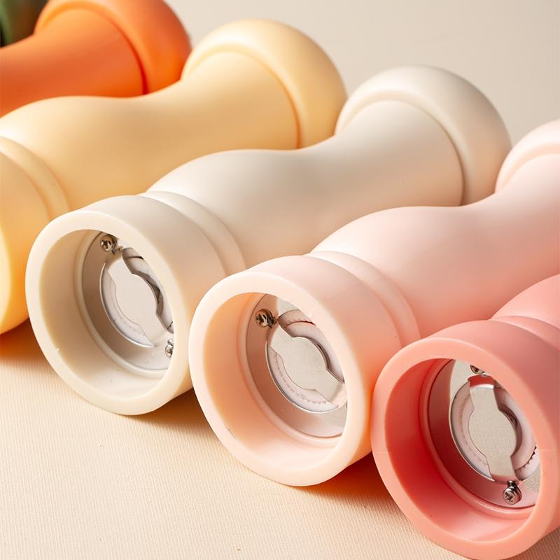 Refillable Salt and Pepper Mill Spice Herb Grinder Cafe 6 Colors Set 1