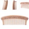 Wooden Wide Tooth Comb Natural Peach Wood Massage Beauty Hair Care