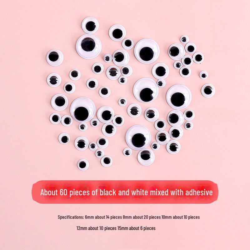 

Красочные самоклеящиеся подвижные глаза с ресницами для поделок своими руками