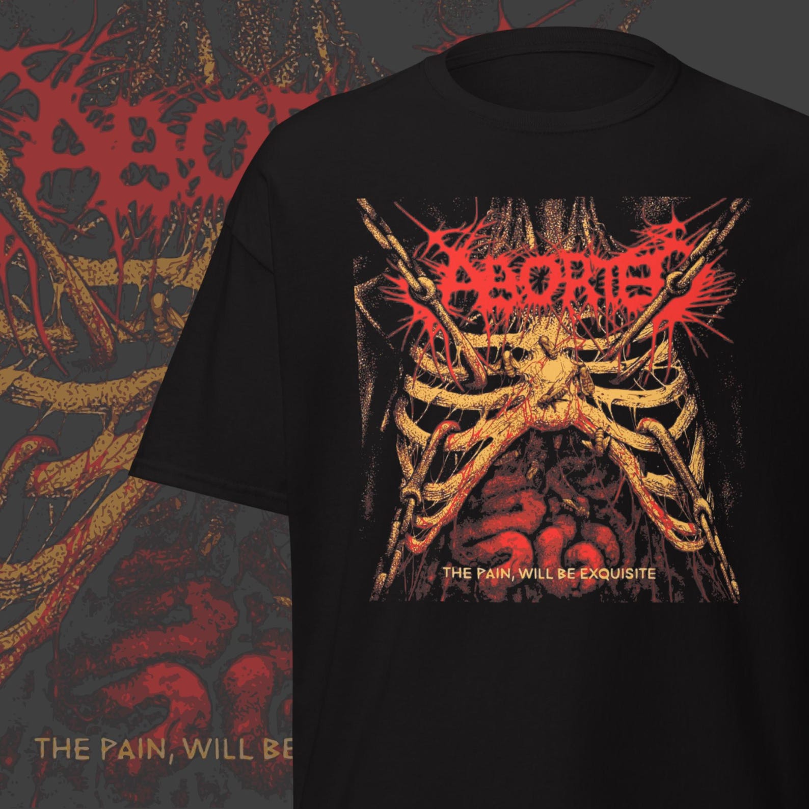 Aborted Band T-shirt Metal Clothing Deathcore Brutal Band Merch S