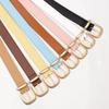 New Fashion Ins Style Belt for Women, Versatile Commuter Pin Buckle Women's Belt Simple Korean Style Decorative Trouser Belt