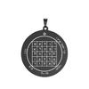 Dawapara Pentacle of Saturn Solomon Accessories Attracting Money Business Talisman Pendant for Necklace Stainless Steel Jewelry
